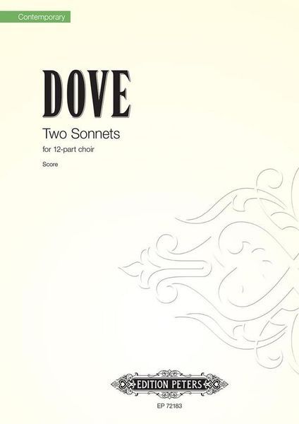 Two Sonnets : For 12-Part Choir.