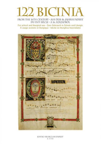 122 Bicinia From The 16th Century / compiled and edited by Andras Soos.