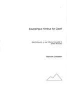 Sounding A Nimbus For Geoff : For Violin/Voice Solo, Or Any Instrument To Realize The Music.