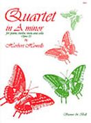 Quartet In A Minor, Op. 21 : For Violin, Viola, Cello and Piano.