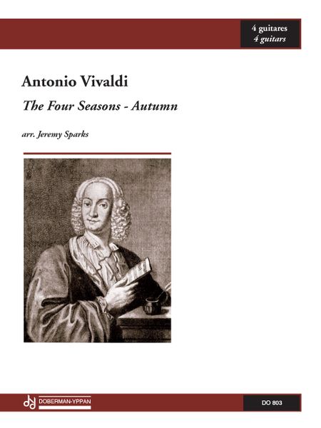 The Four Seasons - Autumn : For 4 Guitars / arranged by Jeremy Sparks.