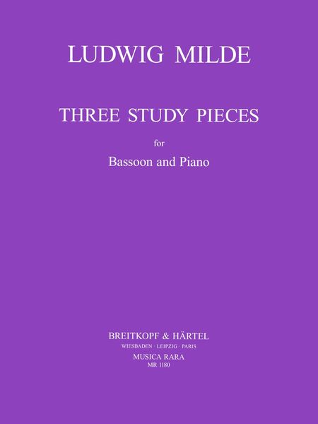 Drei Studien : For Bassoon and Piano / edited by William Waterhouse.