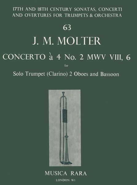 Concerto A 4 No. 2, Mwv VIII/6 : For Trumpet, 2 Oboes and Bassoon / edited by Georg Meerwein.