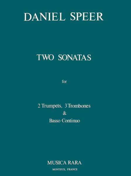 2 Sonatas In C : For 2 Trumpets, 3 Trombones and Basso Continuo.