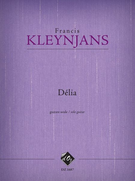 Delia, Op. 272 : For Solo Guitar.