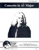 Concerto In A Flat Major : For Trombone and Piano / arranged by Ken Shifrin.
