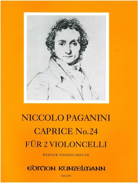 Caprice Nr. 24 : Für 2 Violoncelli / Bearbeitet Von W. Thomas-Mifune.