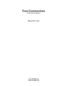 Four Constructions : For Percussion Quartet.