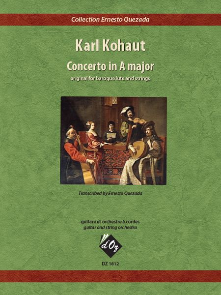 Concerto In A Major : For Guitar and String Orchestra / transcribed by Ernesto Quezada.