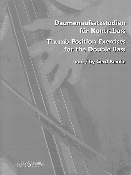 Thumb Position Exercises: For The Double Bass.