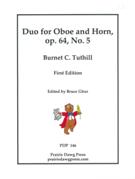 Duo : For Oboe and Horn, Op. 64 No. 5 (1974) / edited by Bruce Gbur.
