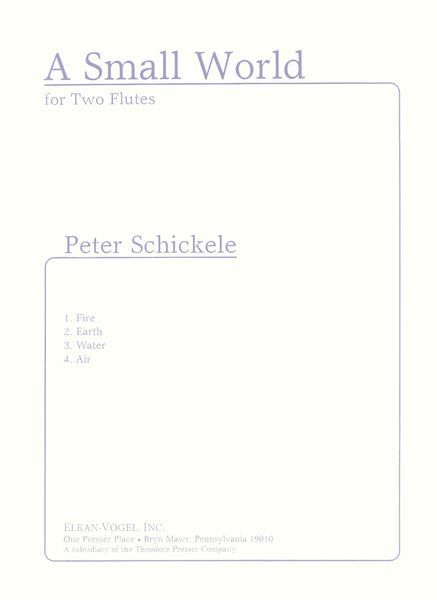 A Small World : For Two Flutes (1962).