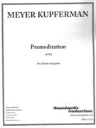 Premeditation : For Clarinet and Guitar (1975).