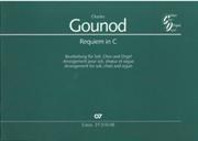 Requiem In C, Op. Posth. : For Soli, Choir and Organ / arranged by Zsigmond Szathmary.