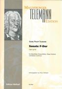 Sonate F-Dur, TWV 42:F9 : Für Blockflöte (Traversflöte), Oboe (Violine) und Basso Continuo.