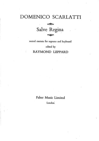 Salve Regina : For Soprano and Keyboard.