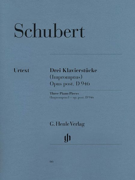 Drei Klaiverstücke : Impromptus Aus Dem Nachlass.