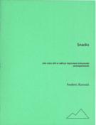 Snacks : For Solo Voice With Or Without Improvised Instrumental Accompaniments (1981).