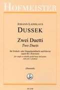 Zwei Duetti : Für Einfach- Oder Doppelpedalharfe und Klavier.