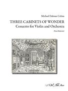 Three Cabinets Of Wonder : Concerto For Violin and Orchestra - Piano reduction.