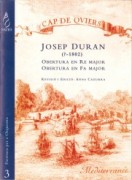 Obertura En Re Major ; Obertura En Fa Major / Revised & edited by Anna Cazurra.