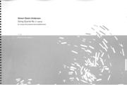 String Quartet No. 2 : For Strings With Prepared and Amplified Bows (2012).