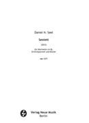 Sextett : Für Klarinette (In B), Streichquartett und Klavier (2012).