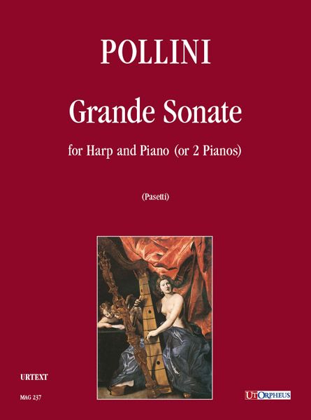 Grande Sonate : For Harp and Piano (Or 2 Pianos) / edited by Anna Pasetti.