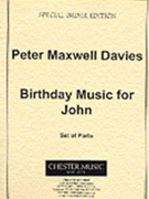 Birthday Music For John : For Flute, Viola and Cello.