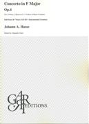 Concerto In F Major, Op. 4 : For 2 Oboes, 2 Horns, 2 Violins and Continuo / Ed. Alejandro Garri.