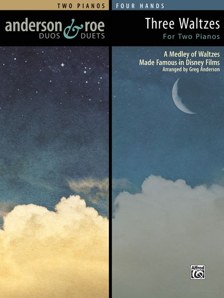 Three Waltzes - A Medley Of Waltzes Made Famous In Disney Films : For Two Pianos.