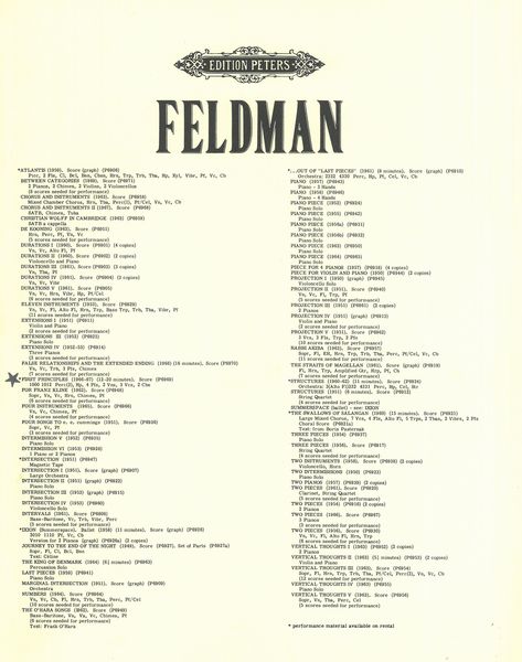 First Principles : For Chamber Ensemble (1966-67).