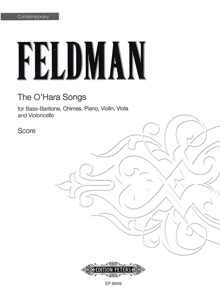 The O'Hara Songs : For Bass-Baritone, Chimes, Piano, Violin, Viola and Cello (1962).