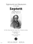 Septett (Septetto Nr. 3) Es-Dur NV 517 : Für Flöte, Oboe, Klarinette, Fagott, Horn, Trompete & Bass.