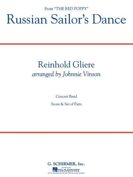 Russian Sailor's Dance : For Concert Band / arr. by Johnnie Vinson.