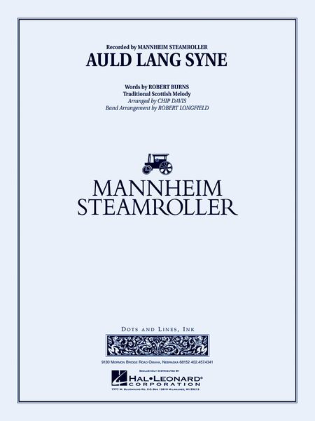Auld Lang Syne : For Concert Band.