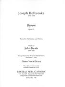 Byron, Op. 39 : Poem For Orchestra and Chorus.