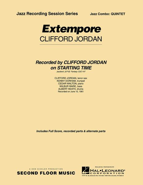 Extempore : For Jazz Combo.