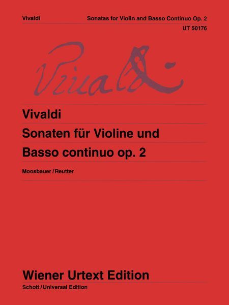 Sonaten : Für Violine und Basso Continuo, Op. 2 / edited by Bernhard Moosbauer.