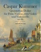 Quintett In D-Dur, Op. 66 : Für Flöte, Violine, Zwei Violen und Violoncello / Ed. Bernhard Päuler.