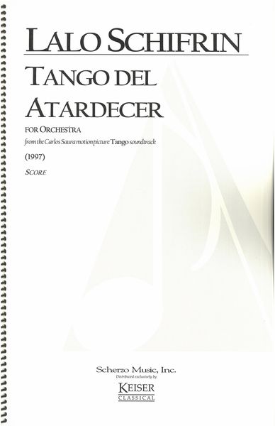 Tango Del Atardecer : For Orchestra (1997).