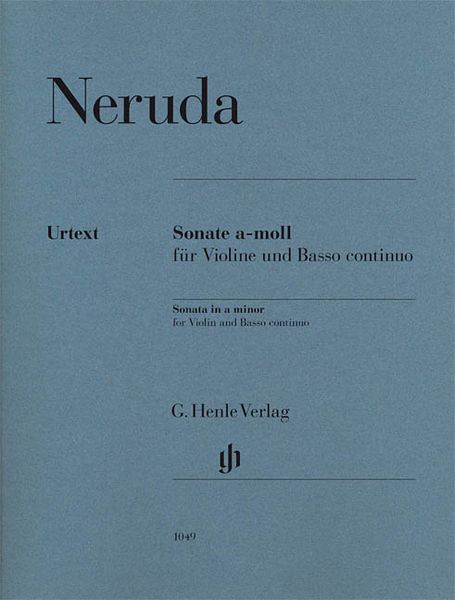Sonate A-Moll : Für Violine und Basso Continuo / edited by Sonja Gerlach and Zdenka Pilkova.