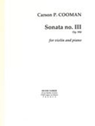 Sonata No 3, Op. 950 : For Violin and Piano (2012).