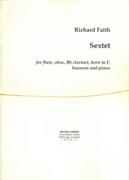 Sextet : For Flute, Oboe, B Flat Clarinet, Horn In F, Bassoon and Piano.