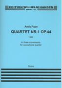 Quartet Nr. 1, Op. 44, In Three Movements : For Saxophone Quartet (1992).