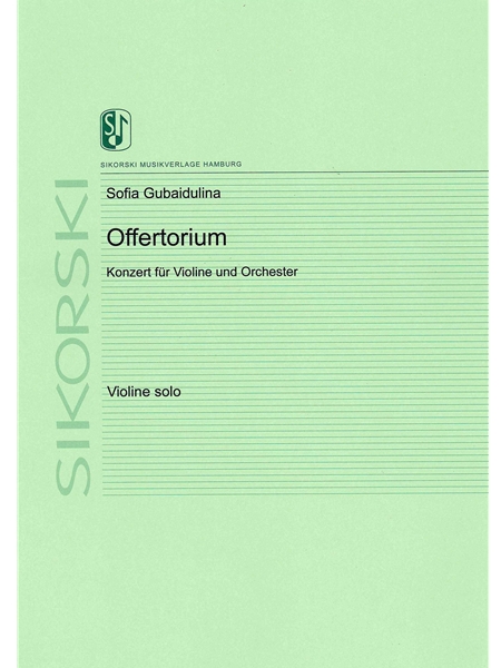 Offertorium : For Violin and Orchestra.