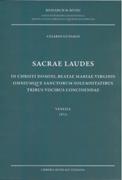 Sacrae Laudes, Venezia 1612 / edited by Alessandro Casari.