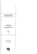 String Quartet I (2009).
