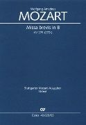 Missa Brevis In B Flat Major, K. 275 : For Soli SATB, SATB Chorus and Strings.