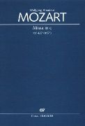Missa In C Minor, K. 417d : For Soli Sstb, Double SATB Chorus and Orchestra / arr. Maunder.